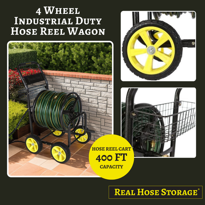 Extra large garden hose reel cart for sale