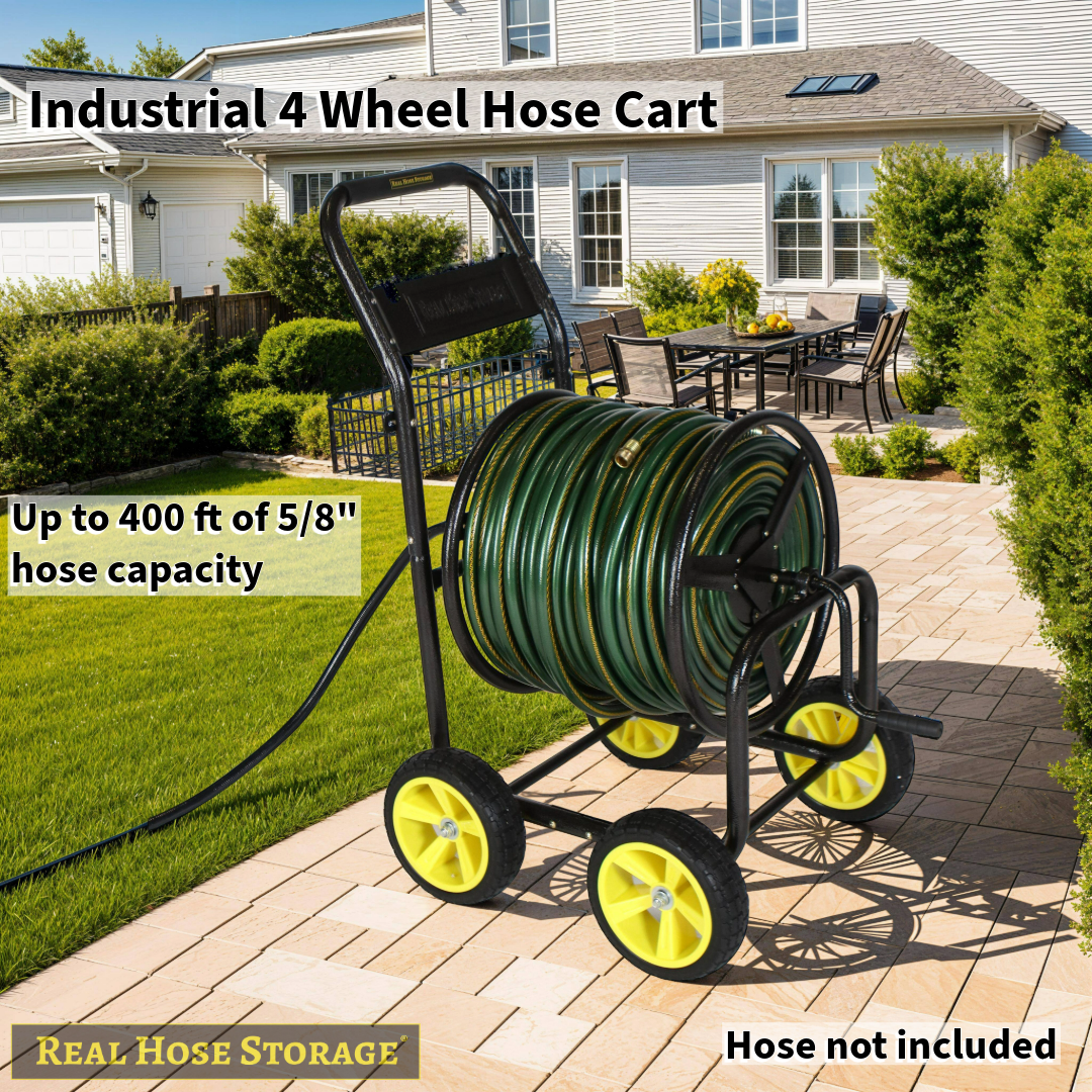 Extra large garden hose reel cart for sale