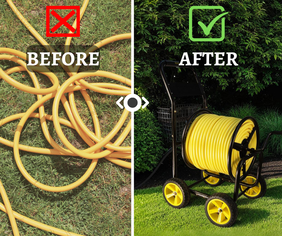Commercial Duty Hose Reel Carts