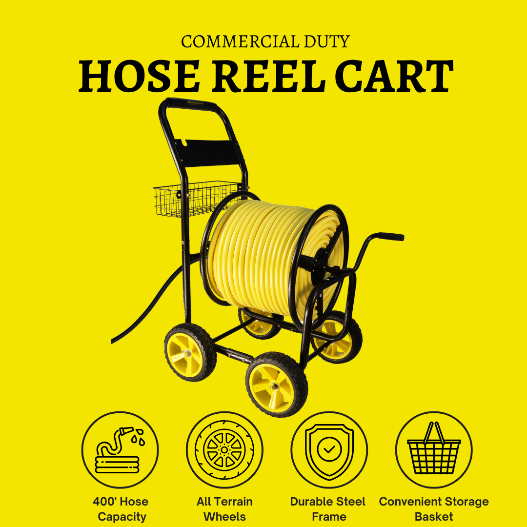 Commercial Duty Hose Reel Carts