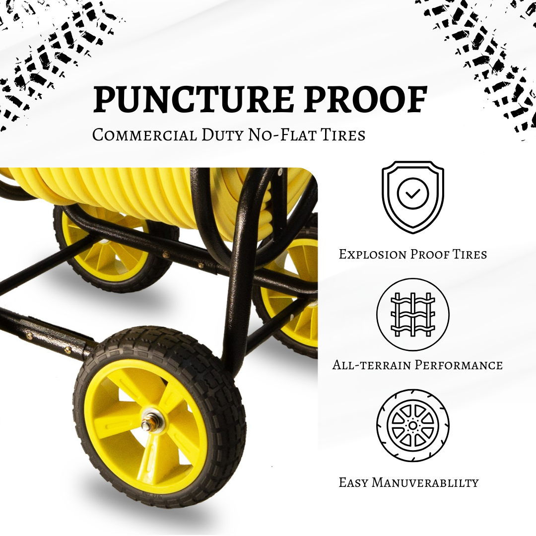 Commercial Duty Hose Reel Carts