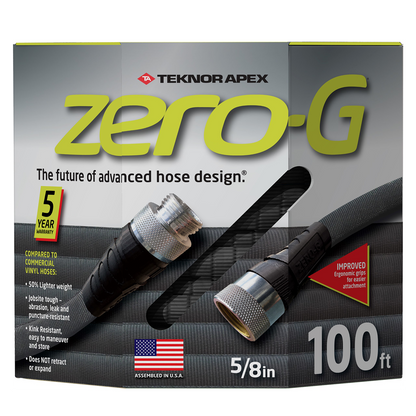 5/8" x 100' zero-G Lightweight Kink-Resistant Garden Hose